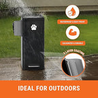 Pupzle Dog Poop Trash Can Outside, 3.2 Gal Metal Dog Waste Trash Can - Image 3