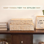 Set of 2 Decorative Storage Boxes - Image 3