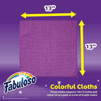 Fabuloso Microfiber Cleaning Cloths, Rainbow - Image 5