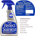 HOPE'S Perfect Stainless Steel Cleaner and Polish, Streak-Free Self-Polishing - Image 2