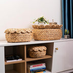 Set of 3 Wicker Storage Baskets - Image 2