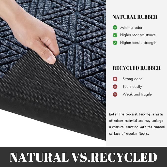 Yimobra Extra Large Door Mat 60x32, All-Weather Waterproof Non-Slip Welcome - Image 5