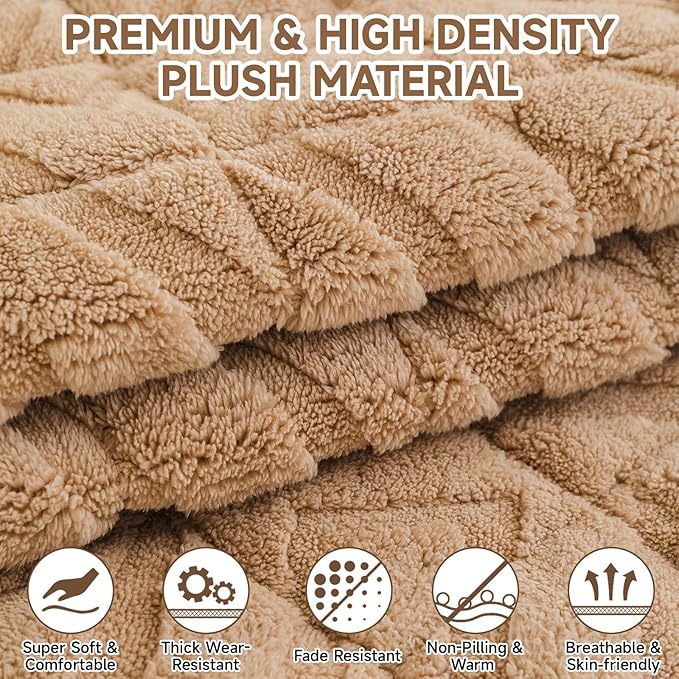 OTOB Couch Cover for Dogs Washable Pet Friendly, Non Slip Plush Funny Fuzzy - Image 2