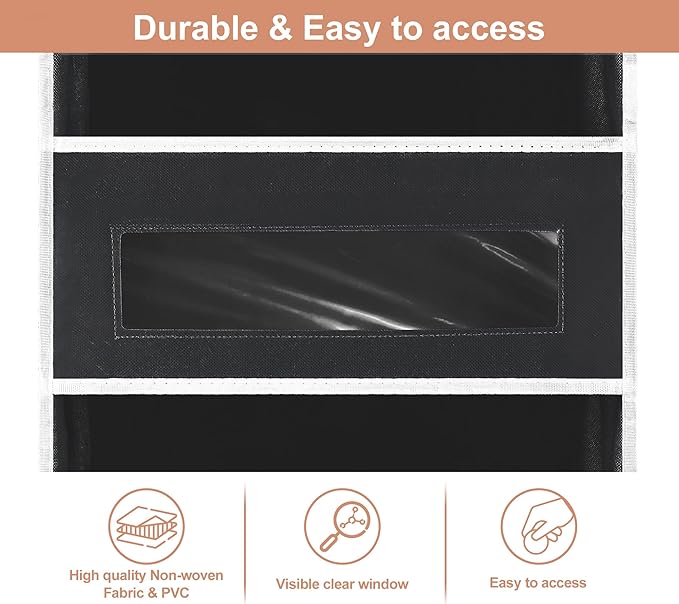 2 Packs 5-Tier Over the Door Storage Organizer - Image 5