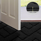 hicorfe Indoor Doormat, Front Back Door Mat Rubber Backing Non Slip Door Mats - Image 4