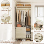 Aheaplus 2.5FT Closet System - Image 3