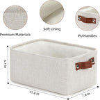 DULLEMELO fabric storage baskets | 11.8x7.9x5.1 inch small baskets - Image 2