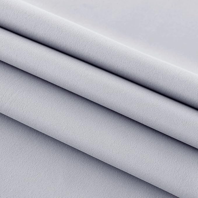 DWCN French Door Curtains – Rod Pocket Thermal Blackout Curtain - Image 4