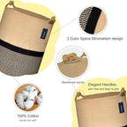 COMSE Extra Large Blanket Basket, Tall Woven Storage Basket, Nursery Hamper - Image 4