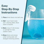 Retainer Cleaner and Soak Container, No-Mess Cleaning Tablets - Image 6