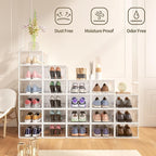 Secret Space 12 Pack X Large Shoe Organizer Storage Boxes - Image 2