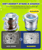 Deep Cleaning Washing Machine Cleaner Tablets, No More Odor & Pet Fur Washing - Image 2