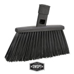 SWOPT Angled Broom Head + 12” Dust Mop Head + Plastic Dustpan – Multi-Surface - Image 2