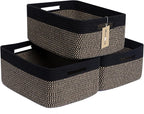 Large Storage Baskets for Shelves, Closet Organizers Bins for Clothes Blanket by MiniArkStorageBasketsHome