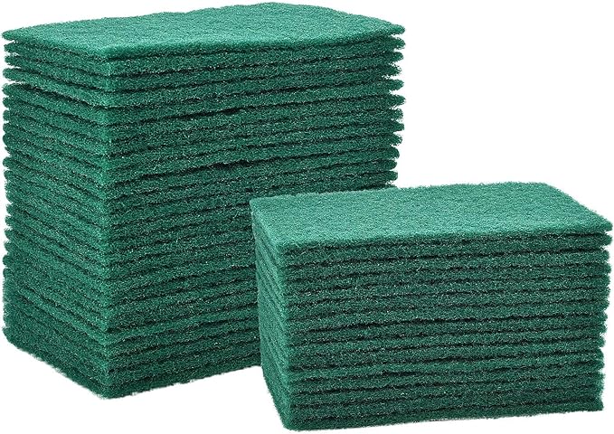 Jetec Scrub Pads Scouring Pads Sponge Dish Scrubber Scouring Cleaning Non by Jetec