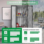 AECOJOY Outdoor Storage Cabinet, Outdoor Cabinets Waterproof - Image 2