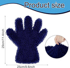 Ferraycle 2 Packs Car Wash Mitt 5 Finger Microfiber Wash Mitts Auto Car Dusting - Image 3