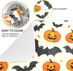 Halloween Black Bat Dish Drying Mat - Image 2