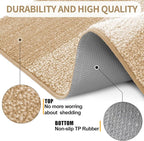 Kitinjoy Indoor Outdoor Door Mat, 59x36 Non-Slip Absorbent Dirt Trapper - Image 3