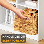 SpaceAid 6 Pack Wicker Basket, Storage Baskets - Image 6