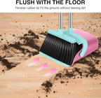 Broom and Dustpan Set, 52-in Long Adjustable Handle Broom Dustpan Combo - Image 5
