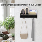 Key Holder for Wall – Decorative Stainless Steel Key Hanger - Image 5