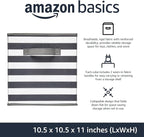 Amazon Basics Cube Organizer Storage Bins Handles, Collapsible Fabric, - Image 2