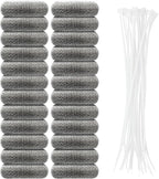 24 PCS Lint Traps, Stainless Steel Lint Catcher by Unknown