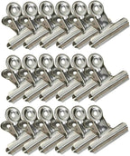 18 Pack Stainless Steel Chip Bag Clips Heavy Duty Food Bags Clamp Clips by Jxystore