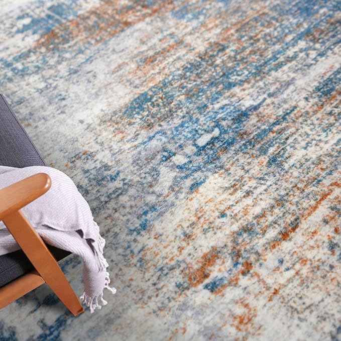 IOHOUZE Abstract Runner Rug 3x12 Ft Washable Runners - Image 7