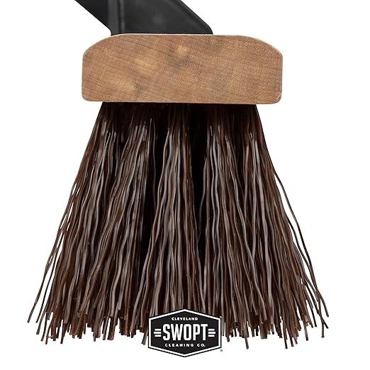SWOPT 24” Premium Rough Surface Push Broom Head — Outdoor Push Broom - Image 3