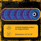 10 Pack Strip Discs Stripping Wheel 4.5 inch - Image 2