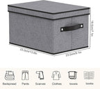 Fabric Storage Boxes, 7.1 x 9.1 x 13 Inch Baskets - Image 4
