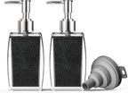 Black Soap Dispenser with Refillable Plastic Pump by Unknown