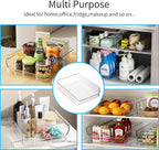 Ettori 2 Pack Water Bottle Organizer Refrigerator Organizer Bins and Clear - Image 9