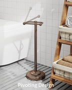 Toilet Paper Holder Stand, Bronze Toilet Paper Holder Free Standing, Post - Image 2