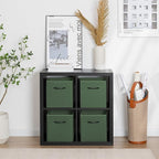 StorageWorks Green Storage Cubes, 11 Inch Cube Storage Bins - Image 4