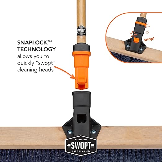 SWOPT 18” Premium Multi-Surface Push Broom Cleaning Head — Indoor and Outdoor - Image 10