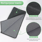 SINLAND Microfiber Dish Cloth Kitchen Washcloth Best Kitchen Cloths Cleaning - Image 3