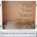 HOLDN’ STORAGE Pull Out Cabinet Organizer, Heavy Duty Caddy w/Lifetime Limited - Image 4