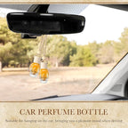 BBTO 50 Pcs Hanging Car Air Freshener Car Diffuser Bottles Empty Glass Perfume - Image 5