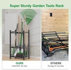 Dirza Garden Tool Organizer, Yard Tool Organizer - Image 3