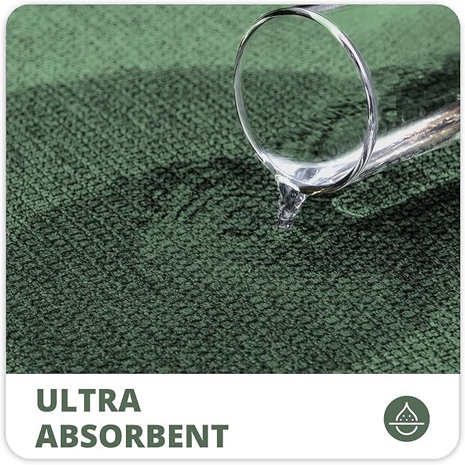 Bath Mat, Ultra Thin Bathroom Rugs, Rubber Bath Mats - Image 3