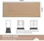 BEQHAUSE Door Mat 24" x 60", Non-Slip Door Mats Indoor Entryway Rugs Washable - Image 2