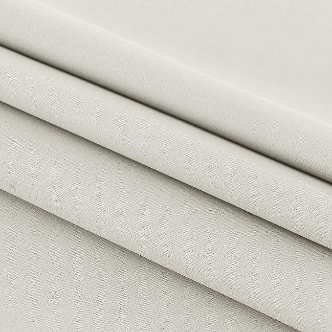 DWCN French Door Curtains Rod Pocket Thermal Blackout Curtain - Image 5