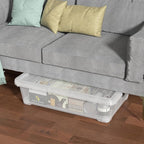 Rosebloom 40 Quart Plastic Under Bed Storage Bins - Image 7