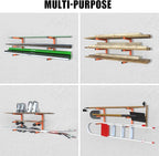 UNITEDPOWER Wall Mount Wood Organizer, Lumber Storage Rack, Heavy Duty Metal - Image 7