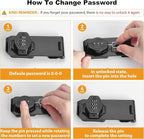 Cozy Tower 4 inch 180 Degrees Hasp Combination Lock - Image 7