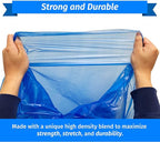 Reli. SuperValue 40-45 Gallon Recycling Bags | 200 Count | Blue Trash Bags | - Image 3