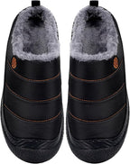 Womens Mens House Slippers Slip on Snow Winter Warm Fully Fur Lined Slippers - Image 6